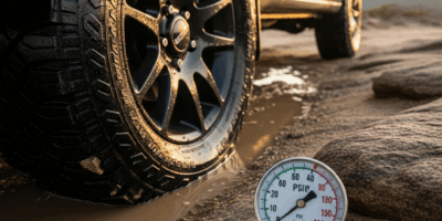 Overlanding Tire Pressure for Sand Mud and Rock