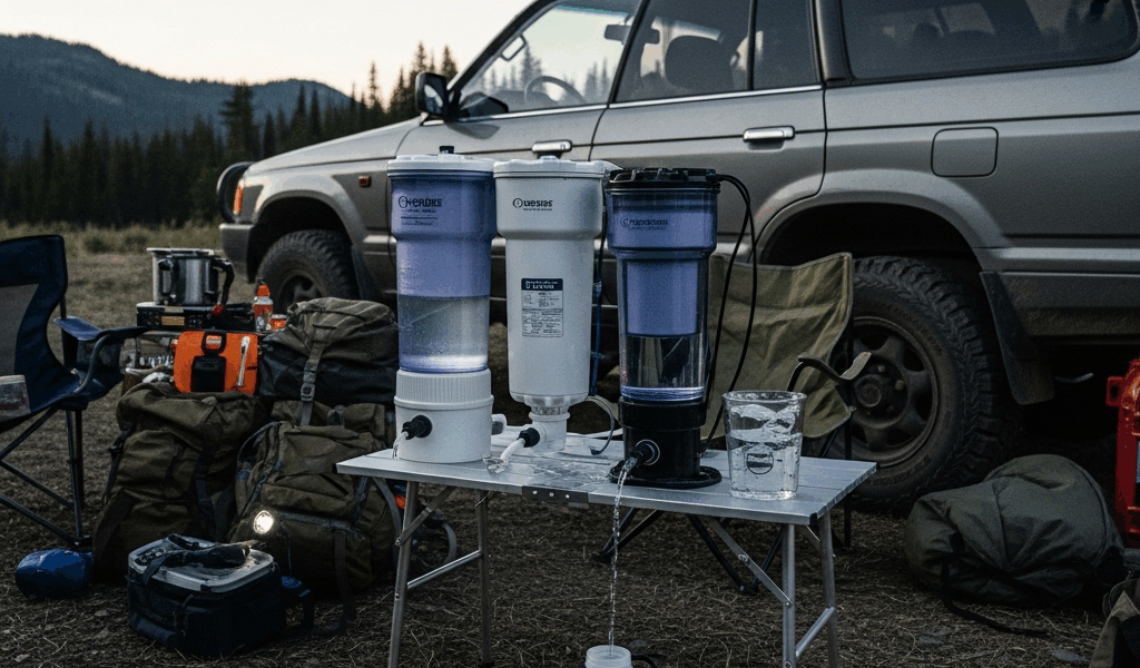 Best Portable Water Filter for Overlanding Gravity, Pump, and UV Compared