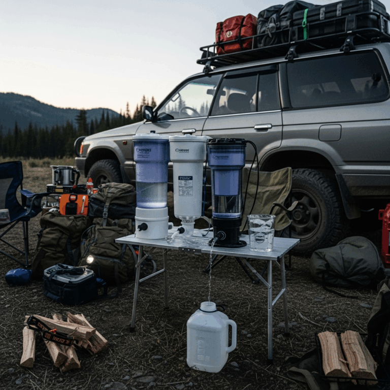 Best Portable Water Filter for Overlanding Gravity, Pump, and UV Compared