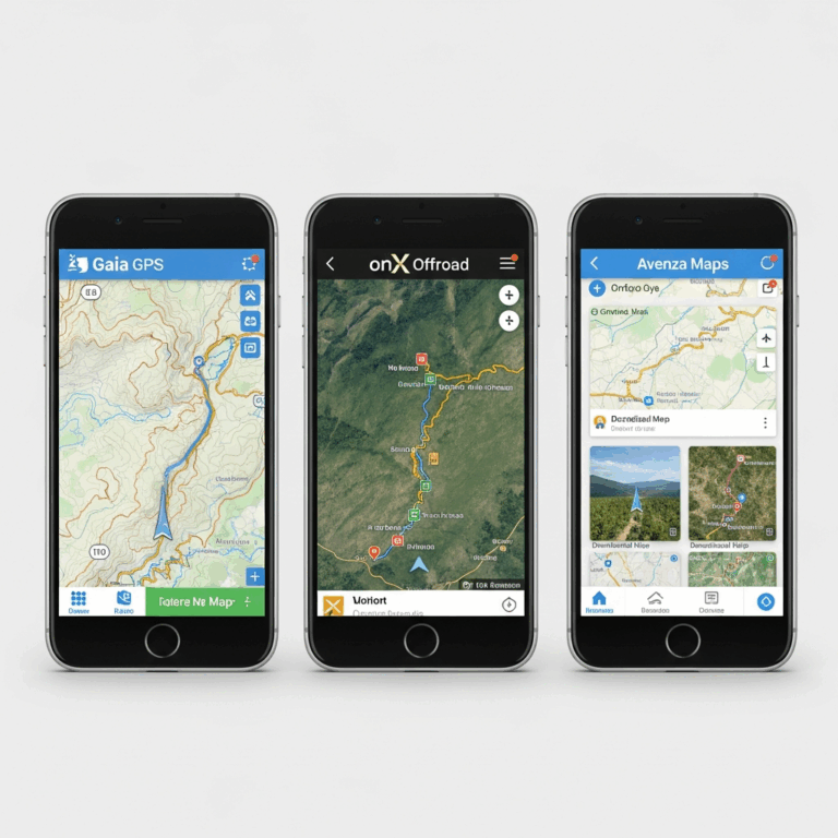 Professional photograph related to: Gaia GPS vs onX Offroad vs Avenza — Which Navigation App Is Righ