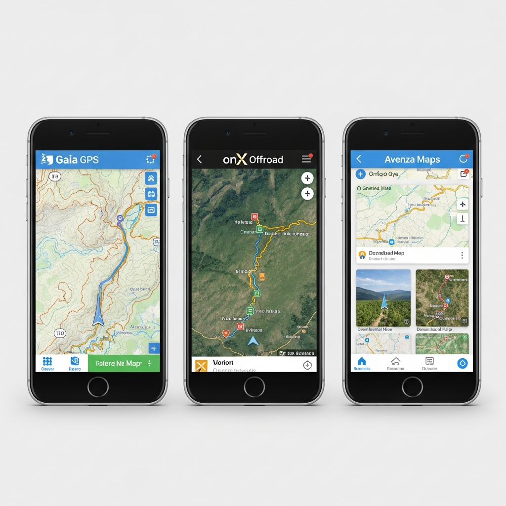Gaia GPS vs onX Offroad vs Avenza — Which Navigation App Is Right for Your Trip